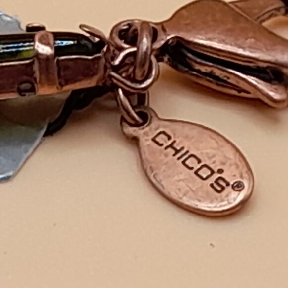 Chico's Beaded Necklace, Bronze Beads, New With Tags, 20" - Picture 6 of 14